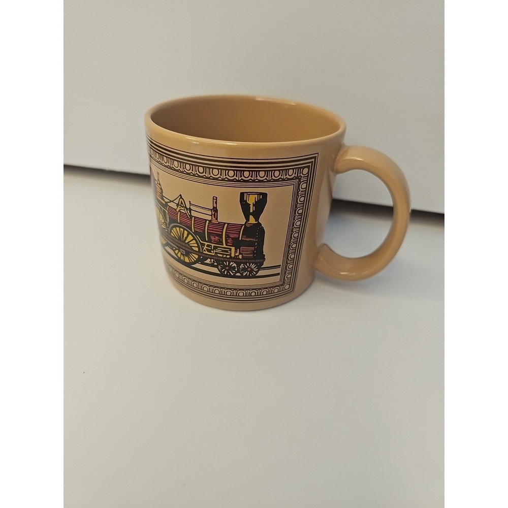 CHAPS Coffee Mug Steam Locomotive Train England Vintage Excellent‎ 10 oz Cup